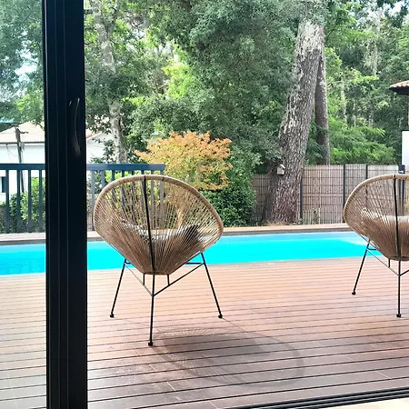 De Prestige Avec Piscine Chauffee, Proche Plages Et Port De - Fr-1-239-1070 Vila Capbreton