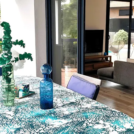 De Prestige Avec Piscine Chauffee, Proche Plages Et Port De - Fr-1-239-1070 Vila Capbreton